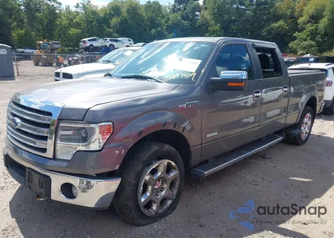 2014 Ford F-150 Lariat из США, поврежденный, VIN 1FTFW1ET3EFB41571